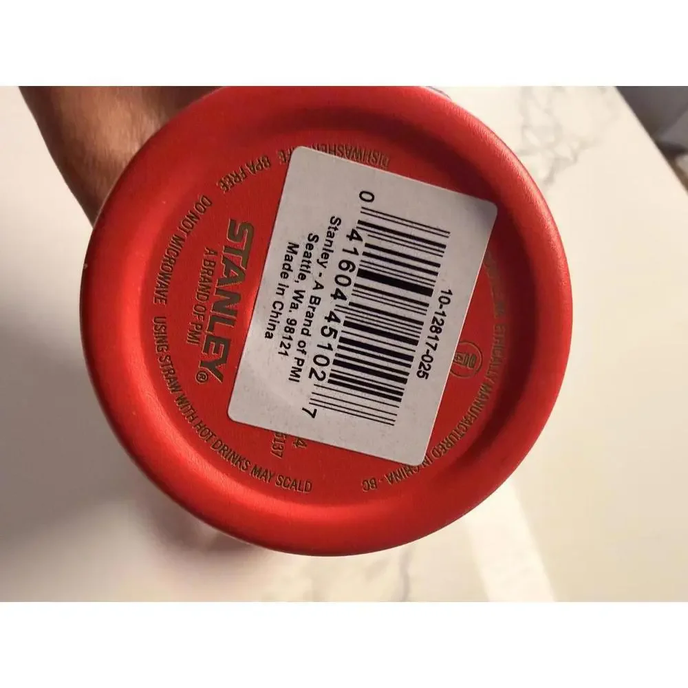 Stanley FlowState Quencher H2.0 Tumbler 20oz Red Hearts NWT - Picture 3 of 4